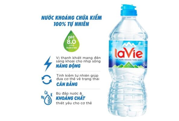 Nước khoáng kiềm Lavie - Một số tính năng vượt trội Nước khoáng kiềm Lavie - Một số tính năng vượt trội