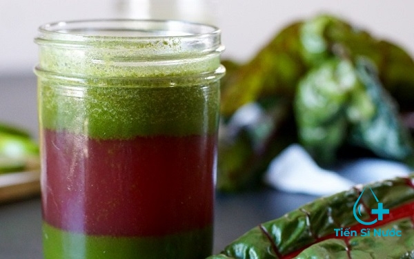 nước ép cải cầu vồng