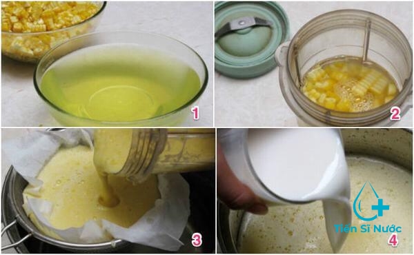 Rây mịn hỗn hợp sữa bắp để không bị lợn cợn khi uống Rây mịn hỗn hợp sữa bắp để không bị lợn cợn khi uống