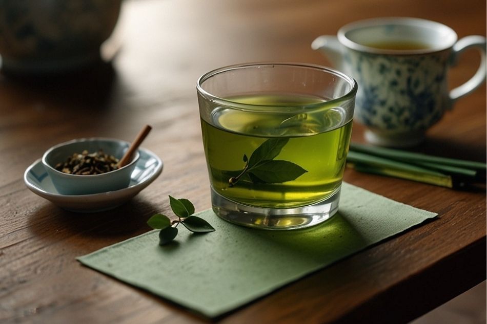 Trà xanh giúp tỉnh táo và làm đẹp da Trà xanh giúp tỉnh táo và làm đẹp da